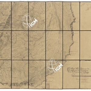 CARTA TOPOGRAFICA DELL'ISOLA DI PANTELLERIA - FOGLIO 3
