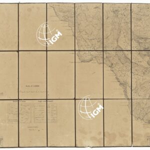 CARTA TOPOGRAFICA DELL'ISOLA DI PANTELLERIA - FOGLIO 4