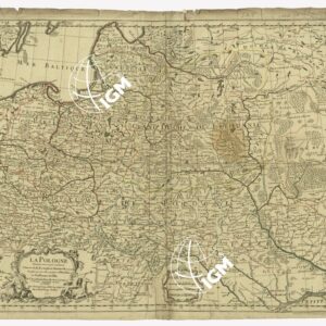 LA POLOGNE DRESSEE SUR CE QU' EN  ONTDONNE' STAROVOLSK, BEAUPLAN, HARTNOCH ECC...