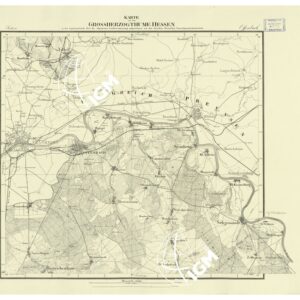 UEBERSICHT DER TOPOGRAPHISCHEN KARTE VON DEM GROSSHERZOGTHUME HESSEN - FOGLIO 18 OFFENBACH