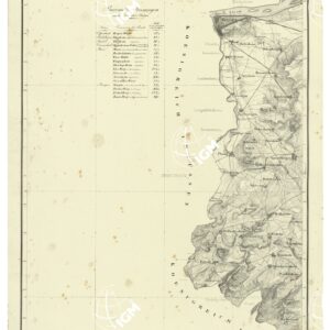 UEBERSICHT DER TOPOGRAPHISCHEN KARTE VON DEM GROSSHERZOGTHUME HESSEN - FOGLIO 19 BINGEN