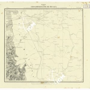UEBERSICHT DER TOPOGRAPHISCHEN KARTE VON DEM GROSSHERZOGTHUME HESSEN - FOGLIO 23 NEUSTADT