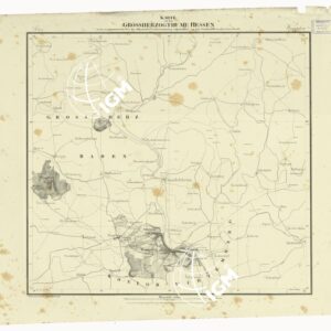 UEBERSICHT DER TOPOGRAPHISCHEN KARTE VON DEM GROSSHERZOGTHUME HESSEN - FOGLIO 31 WIMPFEN