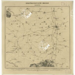 KARTE VON DEM KURFURSTENTHUM HESSEN - FOGLIO 4 MARZHAUSEN