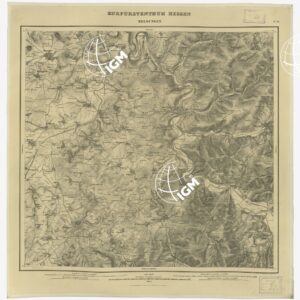 KARTE VON DEM KURFURSTENTHUM HESSEN - FOGLIO 11 MELSUNGEN