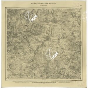 KARTE VON DEM KURFURSTENTHUM HESSEN - FOGLIO 16 ZIEGENHAIN