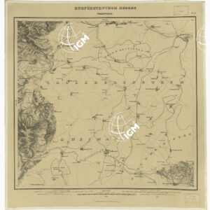 KARTE VON DEM KURFURSTENTHUM HESSEN - FOGLIO 19 PHILIPPSTHAL