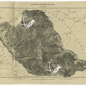 KARTE VON DEM KURFURSTENTHUM HESSEN - FOGLIO 20-21 SCHMALKALDEN