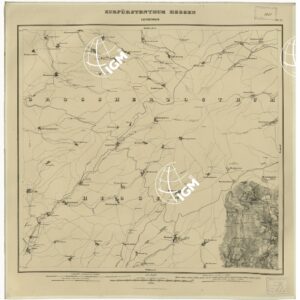 KARTE VON DEM KURFURSTENTHUM HESSEN - FOGLIO 27 LICHENROD