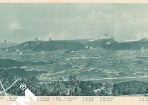 L'ESERCITO ITALIANO NELLA GRANDE GUERRA 1915-1918 - VOL. IV 1917 - TOMO 2° TER - Panorama 1 - L'altipiano di Asiago visto da Cima Echar