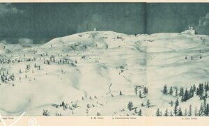 L'ESERCITO ITALIANO NELLA GRANDE GUERRA 1915-1918 - VOL. IV 1917 - TOMO 2° TER - Panorama 2 - Il terreno da Corno di Campo Bianco a della M. Ortigara visto da M. Lozze