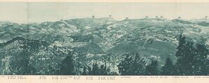 L'ESERCITO ITALIANO NELLA GRANDE GUERRA 1915-1918 - VOL. IV 1917 - TOMO 2° TER - Panorama 6 - il terreno da S. Lucia al torrente Avscek visto dal Globocak