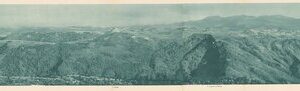 L'ESERCITO ITALIANO NELLA GRANDE GUERRA 1915-1918 - VOL. IV 1917 - TOMO 2° TER - Panorama 7 - Il terreno da Auzza al M. S. Gabriele visto dal M. Korada