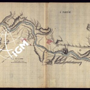 CARTA DELLA VALLE DELL'ARC TRA TERMIGNON E FOURNEAU  - 1 PARTIE.