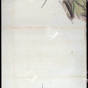 MODELE QUI SERT POUR L'UNION DES FEUILLES, QUI COMPOSENT LA CARTE DE LA GRANDE ROUTE DEPUIS CHAMBERY JUSQU'A S. JEAN DE MAURIENNE LEVEE SUR LIEUX DANS SUR LIEUX DANS ANNES 1781 ET 1782 PAR MARCHETTI INGENIUR TOPOGRAPHE DE S. M. - FOGLIO IV.