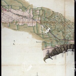 MODELE QUI SERT POUR L'UNION DES FEUILLES, QUI COMPOSENT LA CARTE DE LA GRANDE ROUTE DEPUIS CHAMBERY JUSQU'A S. JEAN DE MAURIENNE LEVEE SUR LIEUX DANS SUR LIEUX DANS ANNES 1781 ET 1782 PAR MARCHETTI INGENIUR TOPOGRAPHE DE S. M. - FOGLIO XI.