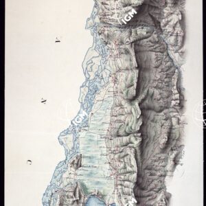 CARTA DEI CORDONI SANITARI SULLA FRONTIERA DELLA SAVOIA DAL COLLE DELLA BALMA AL M.TE TABOR - FOGLIO 5.