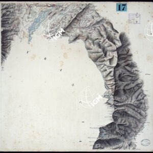 CARTA DEI CORDONI SANITARI SULLA FRONTIERA DELLA SAVOIA DAL COLLE DELLA BALMA AL M.TE TABOR - FOGLIO 7.