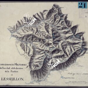 RECONNAISSANCES MILITAIRES DU FLANC DROIT, ET DU DERRIERE DE LA POSITION DU LESSEILLON.