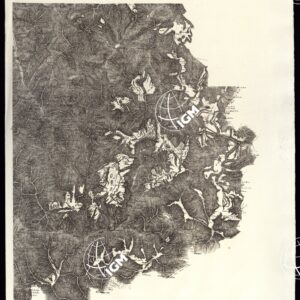 RIPRODUZIONE DI UNA PARTE DELLA: CARTE DU DUCHE' DE SAVOYE A' L'USAGE DEL L'ARMEE POUR LE CAS DE GUERRE - FOGLIO N. 2.