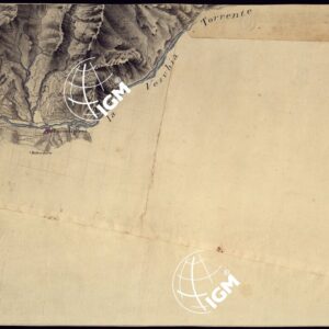 CARTA ORIGINALE LEVATA SUL TERRENO ALLA SCALA 1:20 000 CHE DALLA VALLE DI BLORA SI ESTENDE FINO AL MARE E DALLA VESUBIA SINO AI CONFINI DELLA FRANCIA SUL FIUME VAR E PARTE DELL'ESTERON - FOGLIO 3.