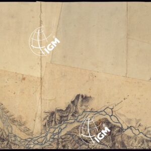 CARTA ORIGINALE LEVATA SUL TERRENO ALLA SCALA 1:20 000 CHE DALLA VALLE DI BLORA SI ESTENDE FINO AL MARE E DALLA VESUBIA SINO AI CONFINI DELLA FRANCIA SUL FIUME VAR E PARTE DELL'ESTERON - FOGLIO 7.