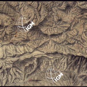 CARTA ORIGINALE LEVATA SUL TERRENO ALLA SCALA 1:20 000 CHE DALLA VALLE DI BLORA SI ESTENDE FINO AL MARE E DALLA VESUBIA SINO AI CONFINI DELLA FRANCIA SUL FIUME VAR E PARTE DELL'ESTERON - FOGLIO 8.