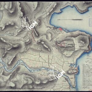 PLAN DE NICE ET DE SES ENVIRONS.