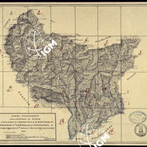 PIANO TOPOGRAFICO DEL CONTADO DI NIZZA DISEGNATO D'ORDINE DI S.E. MARCHESE DI FAVERGES T.E GENERALE, GOVERNATORE, E COMANDANTE G.LE DELLA DIVISIONE DI CUNEO 1832 - QUADRO D'UNIONE.