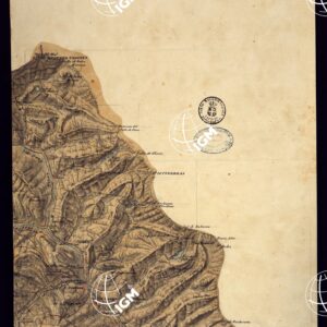 PIANO TOPOGRAFICO DEL CONTADO DI NIZZA DISEGNATO D'ORDINE DI S.E. MARCHESE DI FAVERGES T.E GENERALE, GOVERNATORE, E COMANDANTE G.LE DELLA DIVISIONE DI CUNEO 1832 - FOGLIO 2.