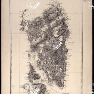 ATLANTE DELL'ISOLA DI SARDEGNA ALLA SCALA DI 1 AL 50.000 - QUADRO D'UNIONE.