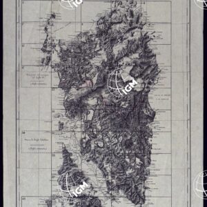 ATLANTE DELL'ISOLA DI SARDEGNA ALLA SCALA DI 1 AL 50.000 - QUADRO D'UNIONE.