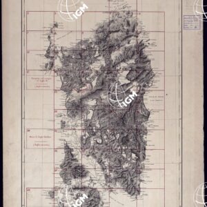 ATLANTE DELL'ISOLA DI SARDEGNA ALLA SCALA DI 1 AL 50.000 - QUADRO D'UNIONE.