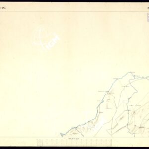 ATLANTE DELL'ISOLA DI SARDEGNA ALLA SCALA DI 1 AL 50.000 - FOGLIO IV PUNTA ACCIA.