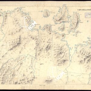 ATLANTE DELL'ISOLA DI SARDEGNA ALLA SCALA DI 1 AL 50.000 - FOGLIO V CAPO DELLA TESTA.