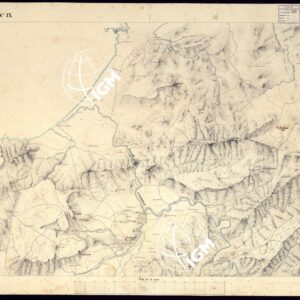 ATLANTE DELL'ISOLA DI SARDEGNA ALLA SCALA DI 1 AL 50.000 - FOGLIO IX TEMPIO.