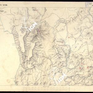 ATLANTE DELL'ISOLA DI SARDEGNA ALLA SCALA DI 1 AL 50.000 - FOGLIO XVIII ALGHERO.