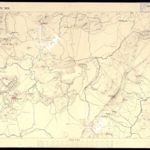 ATLANTE DELL'ISOLA DI SARDEGNA ALLA SCALA DI 1 AL 50.000 - FOGLIO XIX MONTE RASU.