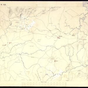 ATLANTE DELL'ISOLA DI SARDEGNA ALLA SCALA DI 1 AL 50.000 - FOGLIO XX ORUNE.