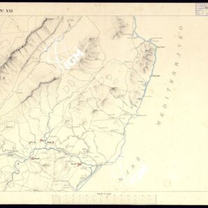 ATLANTE DELL'ISOLA DI SARDEGNA ALLA SCALA DI 1 AL 50.000 - FOGLIO XXI OROSEI.