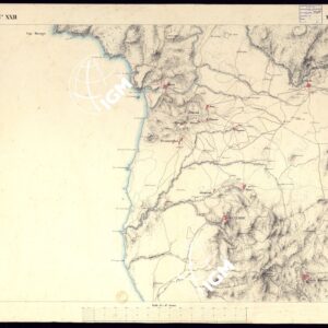 ATLANTE DELL'ISOLA DI SARDEGNA ALLA SCALA DI 1 AL 50.000 - FOGLIO XXII MONTE URTICU.