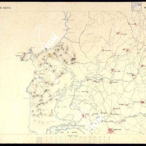 ATLANTE DELL'ISOLA DI SARDEGNA ALLA SCALA DI 1 AL 50.000 - FOGLIO XXVI ORISTANO.