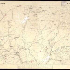 ATLANTE DELL'ISOLA DI SARDEGNA ALLA SCALA DI 1 AL 50.000 - FOGLIO XXVII MONTE GHIRGHINI.