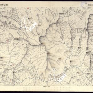 ATLANTE DELL'ISOLA DI SARDEGNA ALLA SCALA DI 1 AL 50.000 - FOGLIO XXVIII GENNARGENTU.