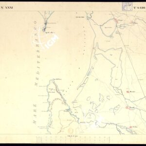 ATLANTE DELL'ISOLA DI SARDEGNA ALLA SCALA DI 1 AL 50.000 - FOGLIO XXXI TORRE S. GIOVANNI DI SINIS.