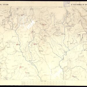 ATLANTE DELL'ISOLA DI SARDEGNA ALLA SCALA DI 1 AL 50.000 - FOGLIO XXXIII MONTE S. VITTORIA D'ESTERZILI.