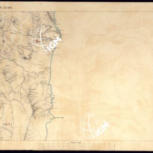 ATLANTE DELL'ISOLA DI SARDEGNA ALLA SCALA DI 1 AL 50.000 - FOGLIO XXXIV LANUSEI.