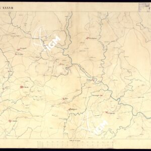 ATLANTE DELL'ISOLA DI SARDEGNA ALLA SCALA DI 1 AL 50.000 - FOGLIO XXXVII CARDIGA.