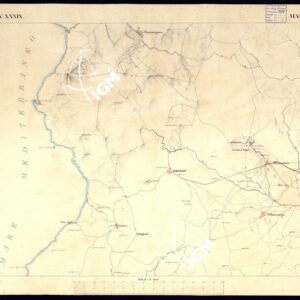 ATLANTE DELL'ISOLA DI SARDEGNA ALLA SCALA DI 1 AL 50.000 - FOGLIO XXXIX MARGANAJ.