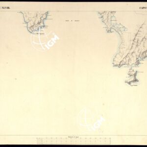 ATLANTE DELL'ISOLA DI SARDEGNA ALLA SCALA DI 1 AL 50.000 - FOGLIO XLVIII CAPO TEULADA.